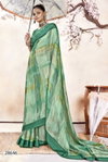 Jenisha By Vallabhi Printed Moss Chiffon Sarees Wholesale Shop In Surat